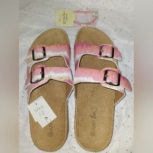 Just Be... Women's Tie-Dye Sandals